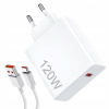 Rýchla sieťová nabíjačka USB C 120W + 1m kábel pre Xiaomi Redmi 6A