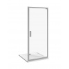 Jika Nion Sprchové dvere pivotové jednokrídlové Ľ/P, 90 cm, Jika perla Glass, strieborná/sklo arctic H2542N20026661