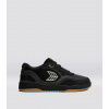UBA PRO Black Suede and Mesh Silver Cloud Logo Sneaker