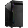 Inter-Tech A-3411 Creek - RGB midi tower PC skrinka čierna prachový filter, bočné okno, integrované osvetlenie; 88881322