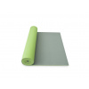 Yate Yoga Mat dvouvrstvá karimatka na jógu 173 x 61 x 0,6 cm zelená/šedá