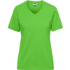 James & Nicholson | JN 1807, Dámske prac. tričko z bio bavlny, zelená lime, L