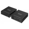 DIGITUS Predlžovač cez kábel Cat.6A s krútenou dvojlinkou USB 3.1 Gen1 do 100m, 3x USB-A, 1x USB-C do 5 Gbps, 1x RJ45 (Gigabit Ethernet) - súprava (prijímač/vysielač) (DA-73121)