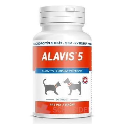 ALAVIS 5 tbl pre psy a mačky 1x90 ks