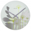Dizajnové nástenné hodiny 8088gn Nextime Grass green 43cm