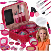 Ikonka Detský make-up a súprava na nechty make-up kufor 22 položiek