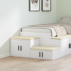 zahrada-XL Úložný Kabinet Biela 108x41x40 cm Z Dreva 866667