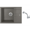 Set Sinks AMANDA 650 Truffle + batéria Sinks MIX 3 S Chróm