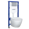 Kerra Geberit Duofix Basic Delos White/Delta WC závesná súprava, GBDDCH