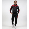 TUTA ROMA CON CAPPUCCIO POLARFLEECE ROSSO/NERO Tg. 4XL