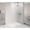 Polysan ARCHITEX CHROM sprchová zástena 662 mm, sklo Flute AXC70FL