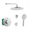 SANITINO - Sprchový set s termostatom a telesom pod omietku Hansgrohe, príslušenstvo kielle, chróm SANI21HKK023