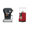 Ascaso Dream PID, Anthracite + Eureka Mignon Specialita, CR ferrari red