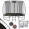 Trampolína Pepita 366 cm Premium s rebríkom a úložným priestorom na topánky - čierna Pepita