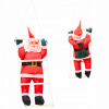 Vianočná dekorácia - Santa Claus na rebríku 60 cm SAT6475