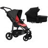 TFK Mono4 2v1 Anthracite with Red Higlights Combi carrycot + Seat unit Nafukovacie kolesá Hlboká vanička Black