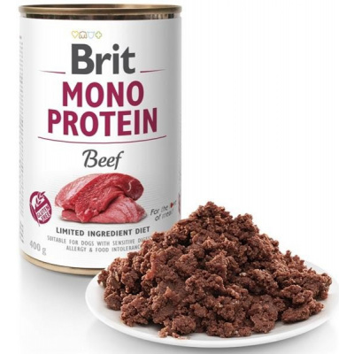 Brit Mono Protein Beef 400 g konzerva pre psa Veľkosť: Hovädzie mäso