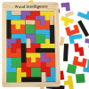 IKO Drevené kocky Tetris – 40 dielikov