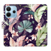 Flip pouzdro iSaprio na mobil Xiaomi Redmi Note 14 4G - Flower Pattern 08 s kapsičkami na karty (Knížkové flipové pouzdro iSaprio pro mobil Xiaomi Redmi Note 14 4G - Flower Pattern 08 - elegantní obal