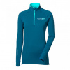 Mikina dámska Progress TISPA ZIP MERINO petrol M