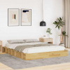 zahrada-XL Rám postele bez matraca 150x200 cm Dub z masívneho dreva 3324124