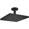 Hansgrohe Raindance horná sprcha so sprchovacím ramenom 30x30 cm štvorec čierna 26250670