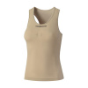 SHIMANO Cyklistické tričko bez rukávov - VERTEX SL - béžová