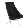 Zateplenie kempingovej stoličky Helinox Seat Warmer TWO Black fleece