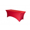 TENTino Elastický poťah STANDARD na skladací stôl 240x76 cm VIAC FARIEB Farba obrusu: ČERVENÁ / RED