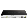D-Link DGS-1210-10MP Řízený L2 Gigabit Ethernet (10/100/1000) Podpora napájení po Ethernetu (PoE) Černá, Šedá