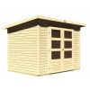 drevený domček KARIBU STOCKACH 3 (82978) natur LG1706