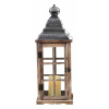Lampáš, svietník - LIGHTHOUSE LANTERN drevená lampáš 55 cm ZADARMO (Lampáš, svietník - LIGHTHOUSE LANTERN drevená lampáš 55 cm ZADARMO)