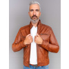 Max Original Leather Pánska kožená bunda GUISEPPE plain cognac (3XL 58-60) - Cognac - 3XL