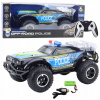 Policajný terénny automobil na diaľkové ovládanie RC 1:8 čierny