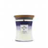 WoodWick Trilogy Evening Luxe vonná svíčka s dřevěným knotem 275 g