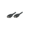MANHATTAN kabel HDMI s Ethernetem, HEC, ARC, 3D, 4K, stíněný, 3m, Black 323222