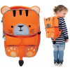 Trunki viackomorový batoh do škôlky pre chlapcov, dievčatá, biely, čierny, odtiene oranžovej (Batoh Toddlepak Trunki Tiger Tipu - oranžový)