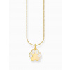 Thomas Sabo KE2266-427-14-L45V Gold-plated chain w. paw pendant