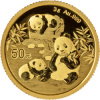 Čínská mincovna zlatá minca minca China Panda 2025 3 g