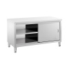 Royal Catering Pracovná skriňa z ušľachtilej ocele - 150 x 70 x 85 cm - nosnosť 600 kg RCSSCB-150X70-E