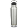 KLEAN KANTEEN Insulated Classic 20oz (w/Loop Cap) - Brushed Stainless 592 ml