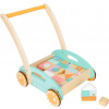 Drevené kocky Small Foot Vozík s kockami (4020972117663)