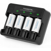 Nabíjačka POWEROWL SW-4ND pre AA, AAA, C (R14), D (R20) batérie