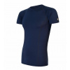 Sensor Merino Wool Active pánské krátký rukáv velikost L barva deep blue