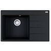 Franke fragranit drez CNG 611-78 TL/2 onyx 780x500,sifón FRA 114.0637.517