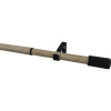 Teleskopická garniža sada Ida drevená Ø 19 mm 120-210 cm biely dub/čierna