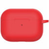 AppleKing pogumovaný silikónový obal pre AirPods Pro – červený - možnosť vrátiť tovar ZADARMO do 30tich dní