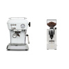 Ascaso Dream ONE, Cloud White + Eureka Mignon XL, CR white