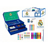 Real Madrid FC Výtvarný kufrík Real Madrid, modrý, 26×10×13 cm, vybavený