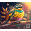 Dřevěné puzzle Song bird…